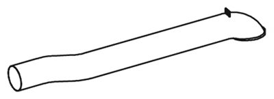 DINEX 47741 Exhaust Pipe